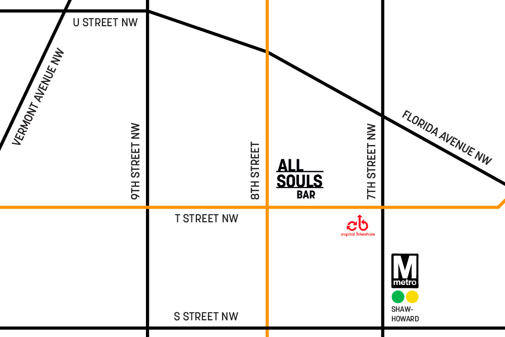 All Souls Bar, 725 T Street NW, Washington, DC 20001